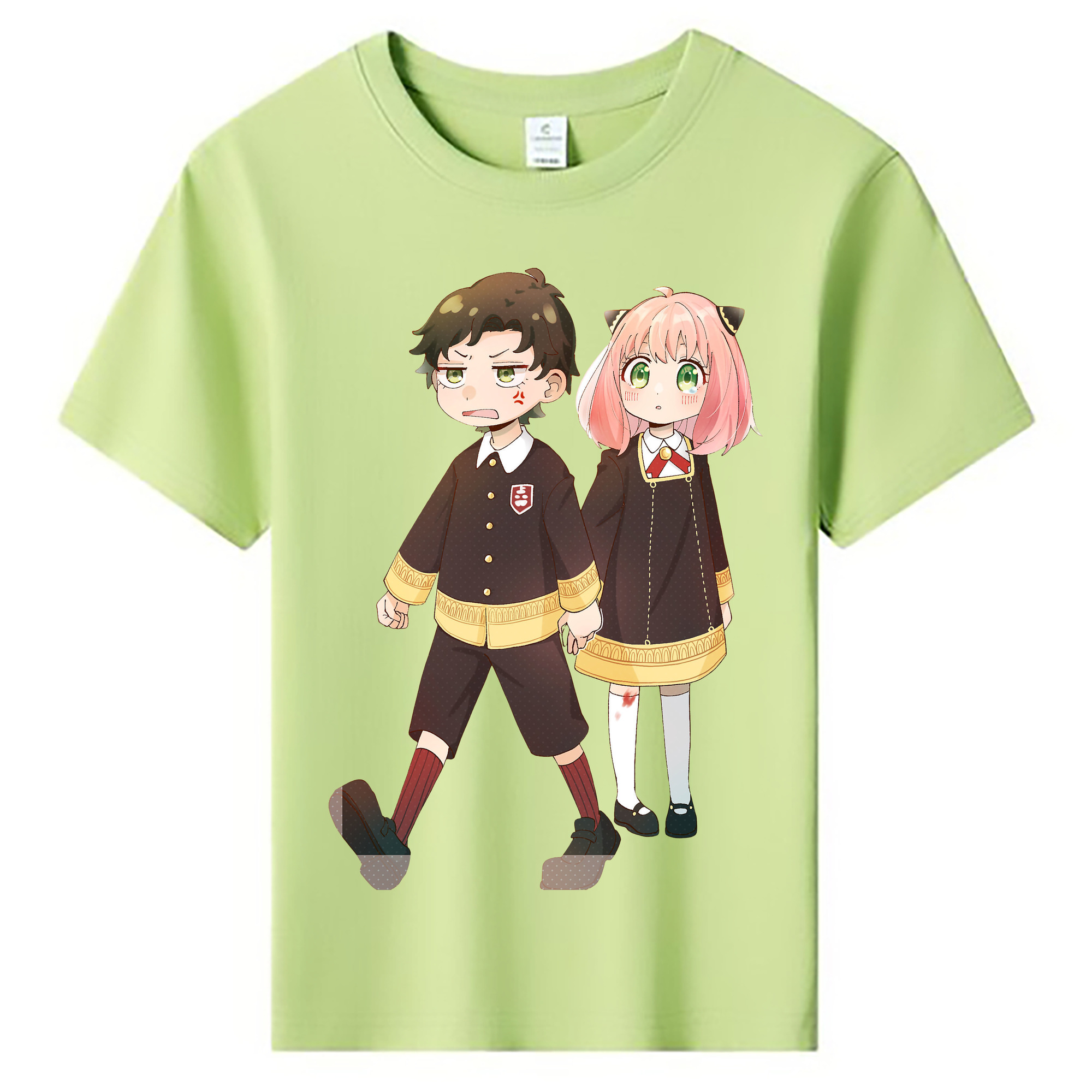 （画像用） SPY×FAMILY间谍家家酒 綿100％キッズTシャツ（フロントプリント）